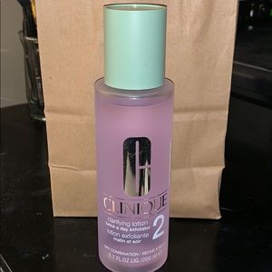 Clinique clarifying lotion / exfoliator